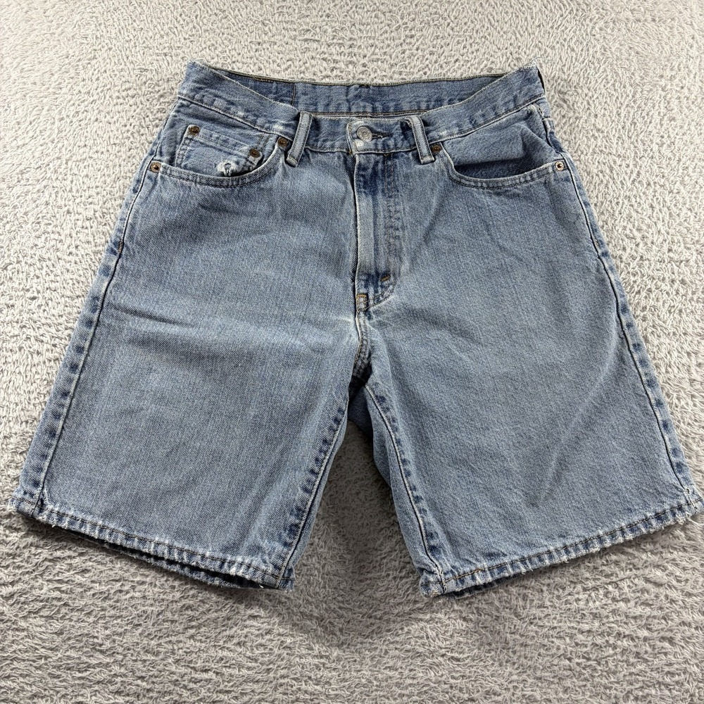 Vintage Levi 550 Jorts Mens 30 Light Wash Faded Slight Distressing Grunge Skate